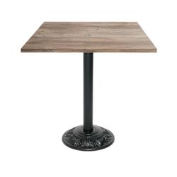 Restootab - Table style bistrot 70x70cm chene saman - marron TB-VRS-7070M-CH.SAM_0