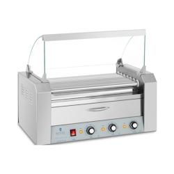 Royal Catering - Royal Catering Grill À Saucisses Machine A Hot Dogs Chauffe-Saucisses Hot Dog RC-RG7DC (1765 W, Pour 12 Saucisses, 2 Zones De - 4062_0