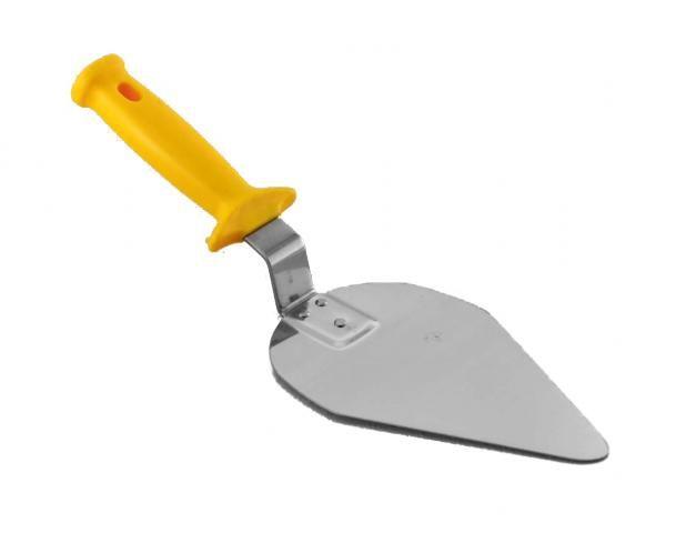 Spatule à pizza triangulaire en inox 12x25 cm - Made in Italia_0
