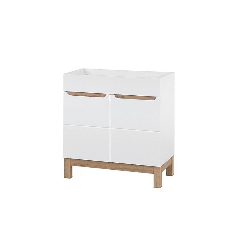 STELLAMEUBLES Meuble sous vasque encastrable BALI WHITE - 3667335108411_0
