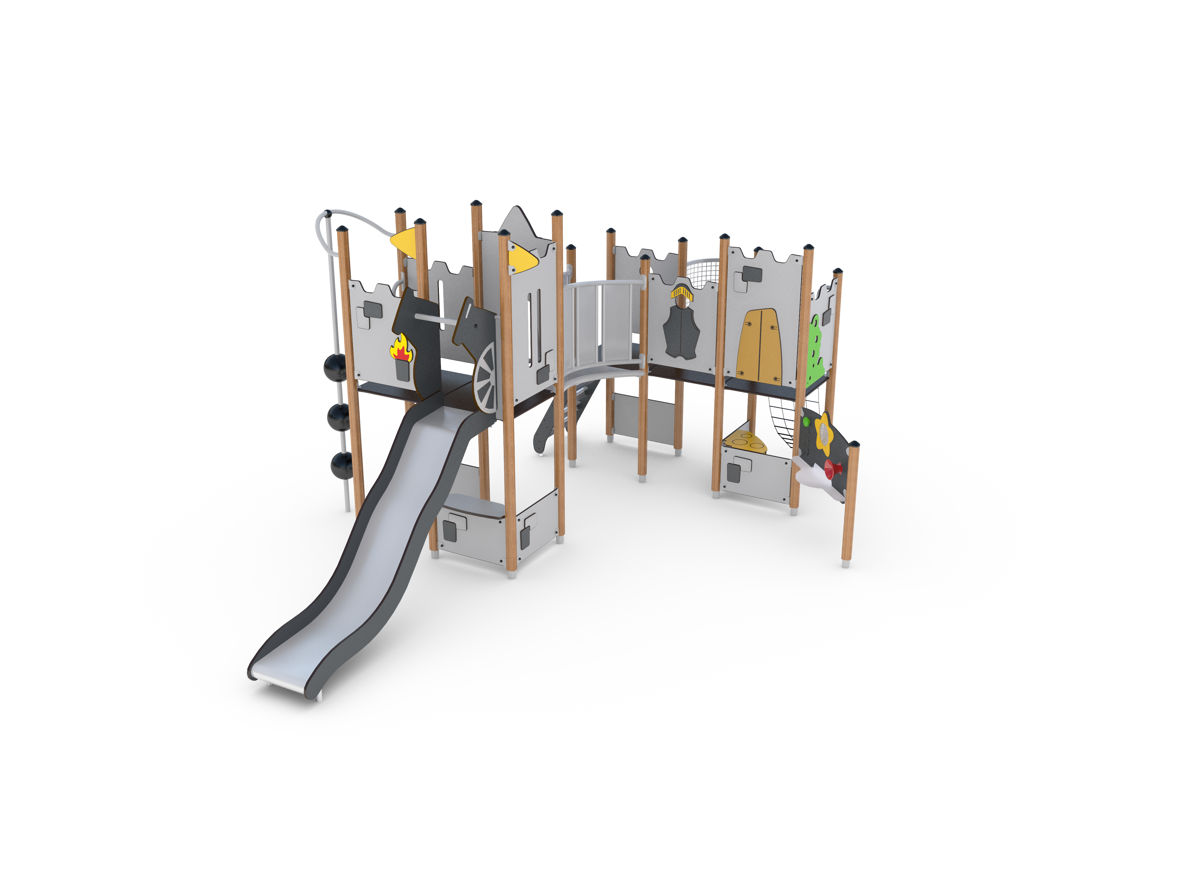 Structure multi-jeux UniMini Kalbo - 3 à 5 ans - 8055773 - Hags - 5400x3900x2500 mm_0