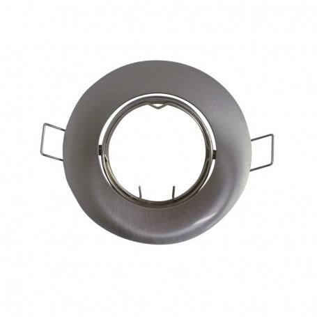 Support de spot rond argent 92mm 221_0