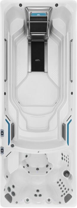 Système de fitness E2000 - Spa de nage Endless Pools 6,01m avec hydromassage et tapis roulant immergé_0