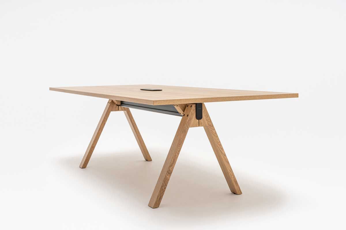Table de réunion équipé de pied robuste - V240SM_0
