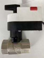 Vanne motorisee 2 voies a boisseau spherique_1