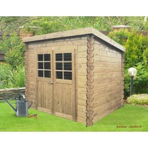 Abri de jardin en bois 19mm - Stendal S8605 sans plancher - Toit monopente, 5,08 m²_0