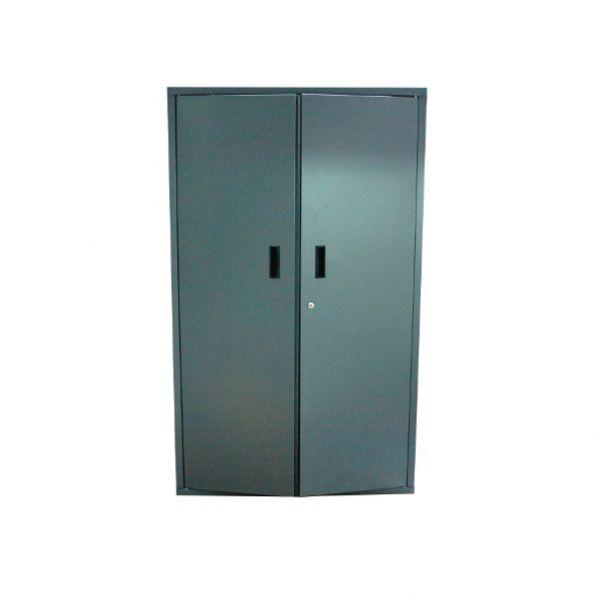 Armoire à portes battantes - 2 portes - 9 étagères - disponible en 3 dimensions - Rolléco_0