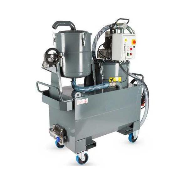 Aspirateur industriel huile et copeaux ITSP HUILE 4300 P - 4300 KW, cuve 400L, polyvalence et performance_0