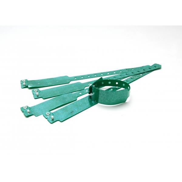 Bracelets holographiques extra-larges avec étoiles - Vert (3425 C) - Idéal pour fêtes et concerts_0