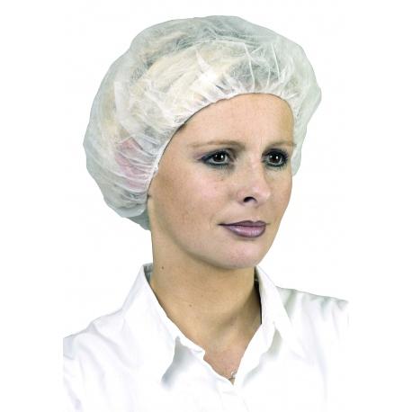 Charlotte ronde bouffante - boîte de 100 - Ø 53 cm - EUROPROTECTION | 45610 - Taille unique en polypropylène SPP 14 g_0