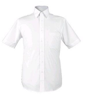 CHEMISE HOMME MANCHES COURTES BLANCHE T.43/44