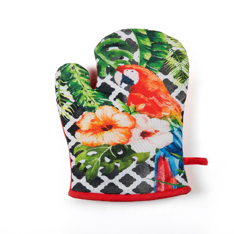 Excelsa gant de four Tropical Chic coton 32x18 cm multicolore - multicolore textile 67411_0