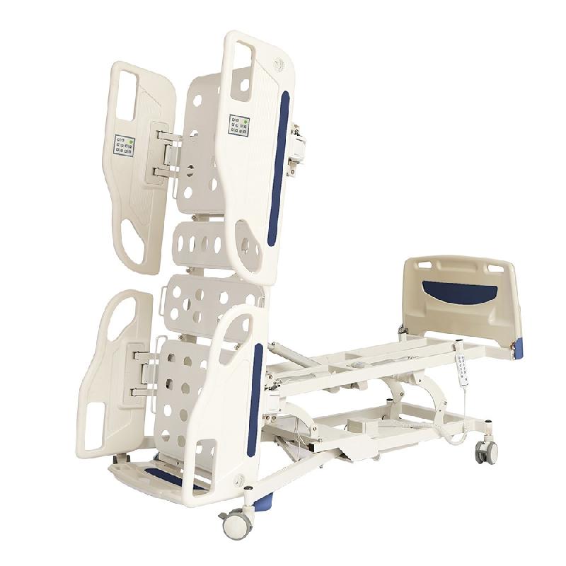Lit hospitalier électrique inclinable pour soins intensifs - JFD69 - Coinfycare - 6 moteurs Ti-motion, capacité 250kg, Trendelenburg & angles réglables_0