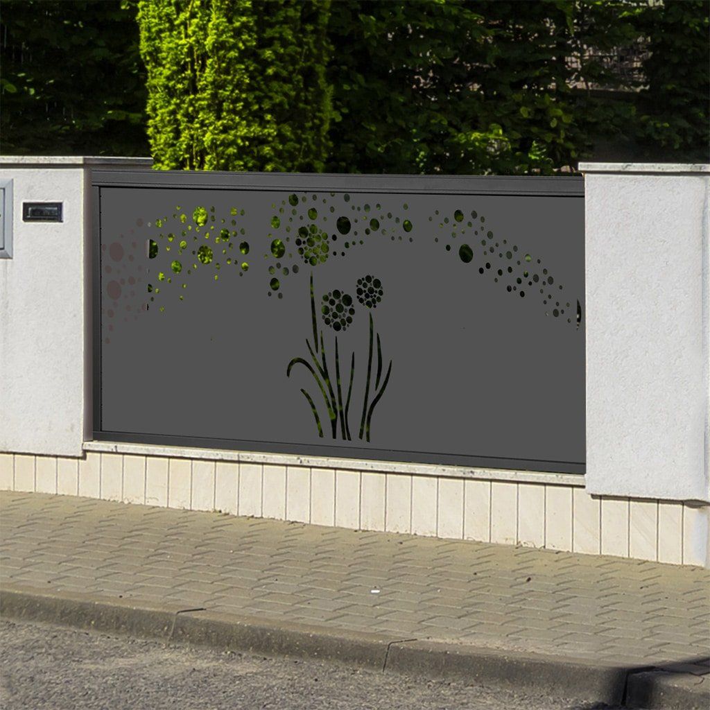 Life - Clôture en aluminium ajourée - Thermolaquage résistant - Sur-mesure avec certification ISO 9001_0