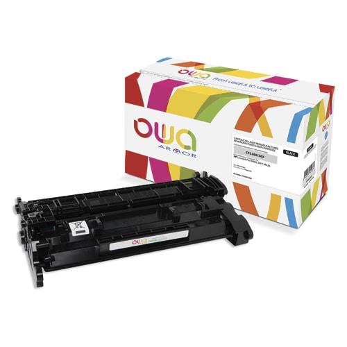 Toner remanufacturé OWA compatible HP CF226X - Noir - Haute capacité - 9000 pages_0