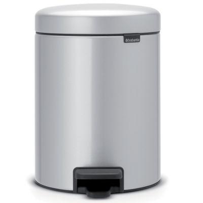 Poubelle NewIcon Brabantia 5 L gris métal_0