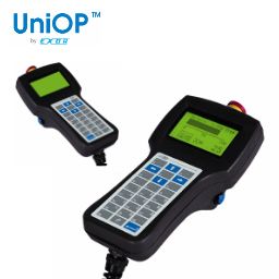 Pupitre opérateur portable LCD - ePalm - écran graphique VFD 10x64 pixels - IP65 - câble 5/10m_0