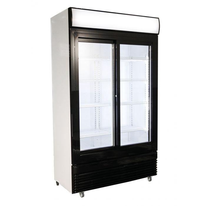 Réfrigérateur avec portes coulissantes en verres bez-780 sl - 7455.1396_0