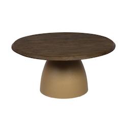 Table basse Dalia 80 cm -  Marron Rond Bois Amadeus 80x80 cm - marron 3520071972787_0