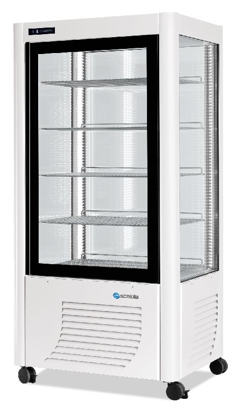 Vitrine pâtissière grand modèle positive - 4 faces vitrées - 540 L - Fabrication italienne SCAIOLA_0