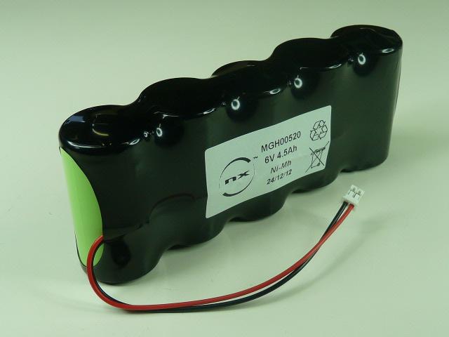 BATTERIE NIMH 5X C 5S1P ST1 6V 4500MAH JST_0