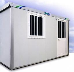 Bungalow de chantier FG12 H40 - Monobloc - Dimensions 4,10 x 2,40 x 2,45 m_0