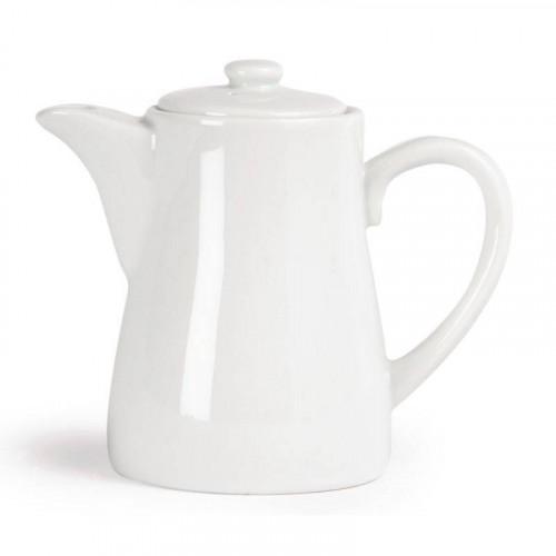 CAFETIÈRES EN PORCELAINE BLANCHE OLYMPIA 310 ML - LOT DE 4