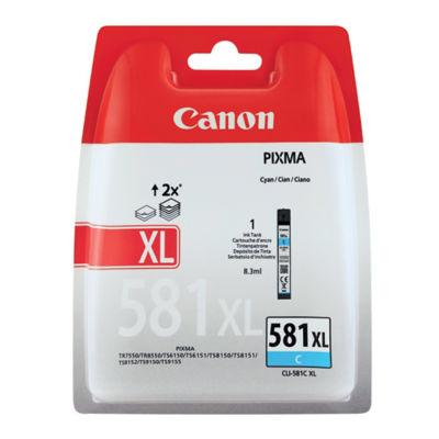 Cartouche d'encre Canon CLI-581 XL C cyan pour imprimantes jet d'encre_0