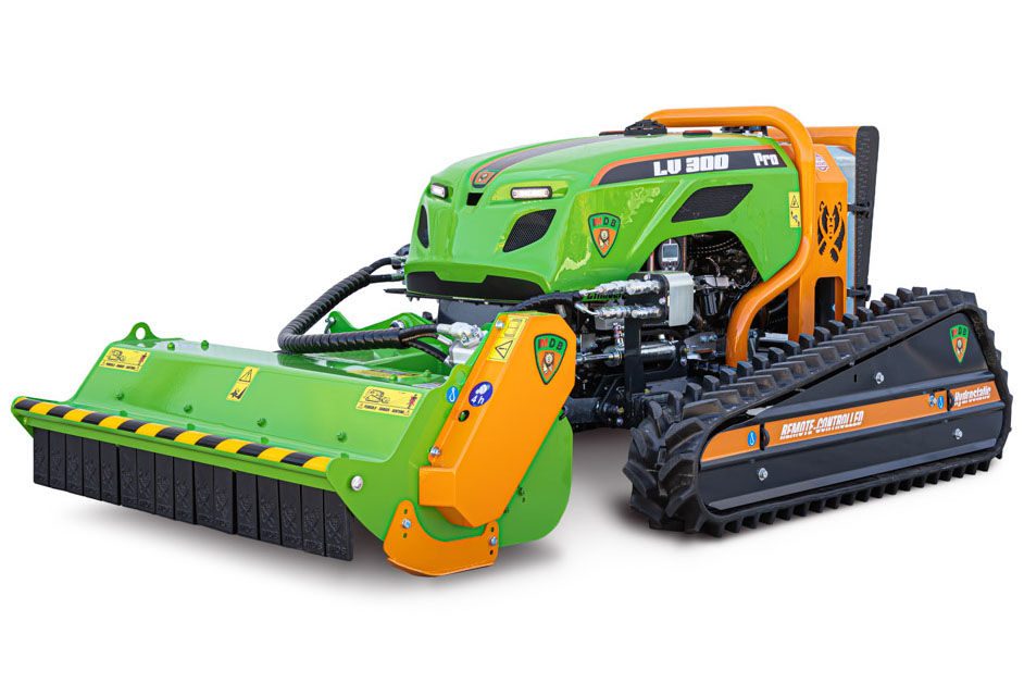 Robot debroussailleur à chenilles radiocommandée - Robot de pente FSI-MDB LV PRO 300 GREEN CLIMBER_0