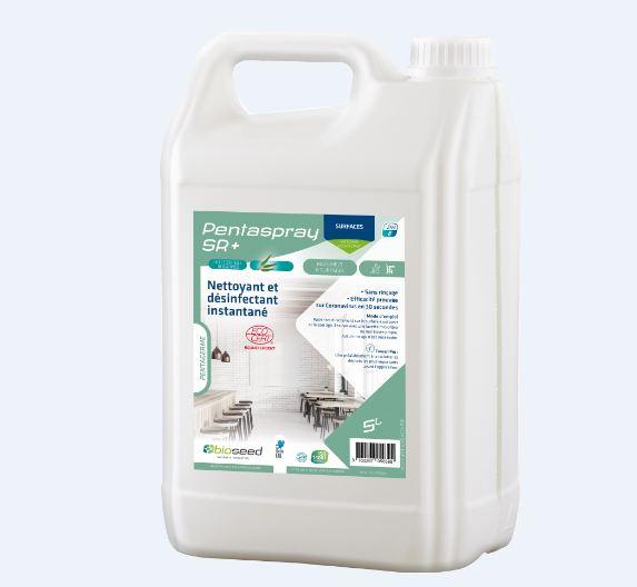 Detergent desinfectant pentaspray sr+   eucalyptus  5l  - carton de 4 - a011_0