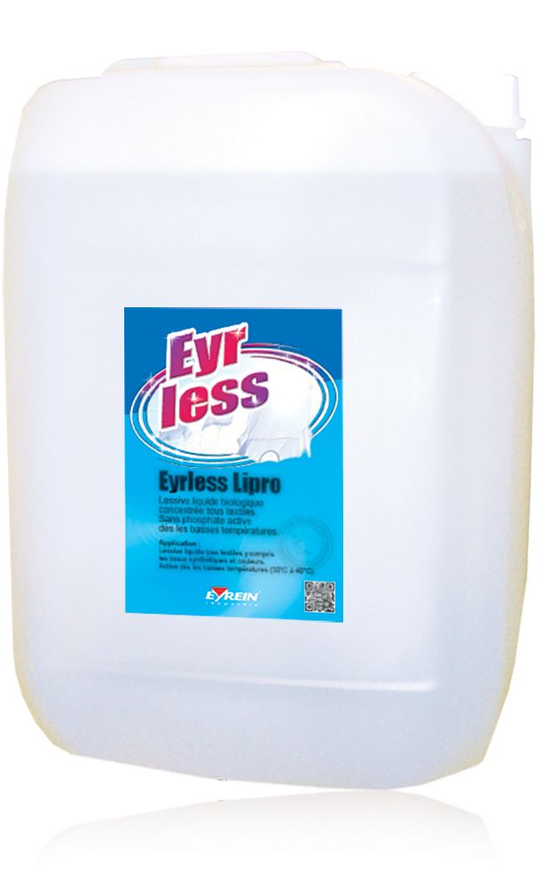 Eyrless Lipro - Lessive liquide biologique concentrée - Bidon 20L - Réf. A05556_0