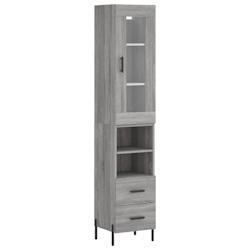 Helloshop26 - Buffet bahut commode armoire meuble de rangement organisateur cuisine salle de séjour salon haut sonoma 34,5 x 34 x 02_0035304 - 300021_0