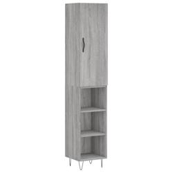 Helloshop26 - Buffet bahut commode armoire meuble de rangement organisateur cuisine salle de séjour salon haut sonoma 34,5 x 34 x 02_0035310 - 300021_0