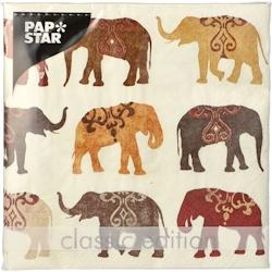 Papstar 20 Serviettes, 3 plis pliage 1/4 33 cm x 33 cm 