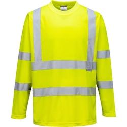 Portwest - Tee-shirt manches longues en tissu respirant et léger HV Jaune Taille XL - XL jaune polyester 5036108275090_0