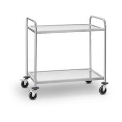 Royal Catering chariot de service en inox - 2 plateaux - 120 kg - 3000176358988_0