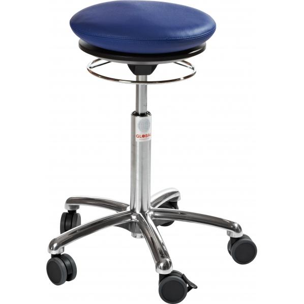 Siège Pilates professionnel - AIR SEAT Version 1 - Tabouret ergonomique avec balle-coussin en caoutchouc et tissu - Fabriqué au Danemark, norme EN1335_0