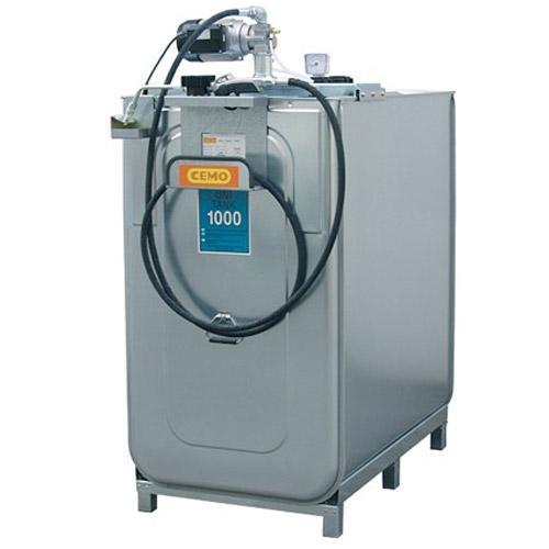 Station service électrique LUB ECO 1 000 litres - Pour huiles neuves - CEMO - Référence 8252F_0