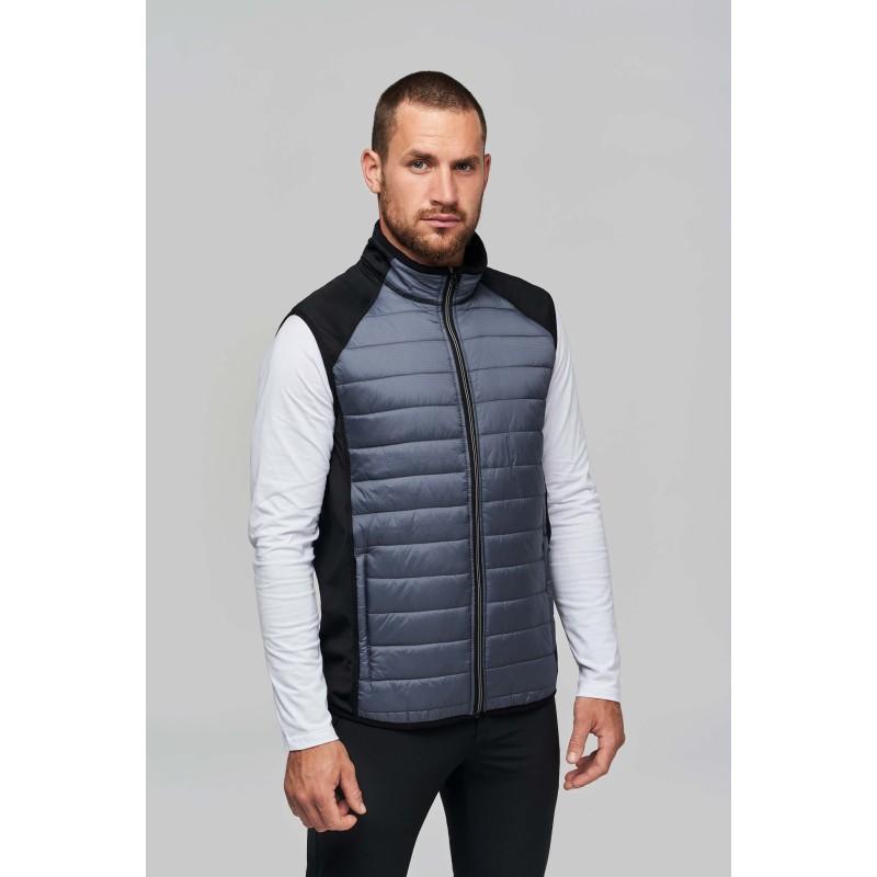 Veste sport bi-matière sans manches - PA235_0