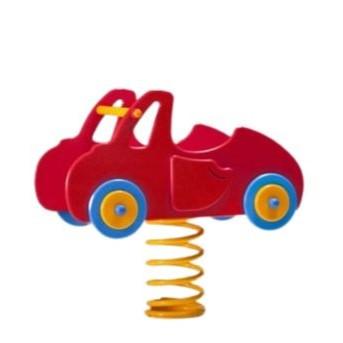 Jeu sur ressort voiture - 2 à 12 ans - usage privé ou collectif - structure en polyéthylène_0