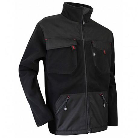 Blouson polaire double face imper-respirant - Gamme Dynamics - Gris nuit/noir - LMA Lebeurre - Réf. 2074_0