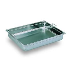 Bourgeat Bac gastro inox GN 1/1 H.15 cm plein à anses escamotables Bourgeat - 741315 - plastique 741315_0