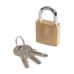 Cadenas en Laiton 30 mm - Sécurisé et Durable - Protection Optimale pour Vos Effets - Silverline - jaune 5024763009426_0