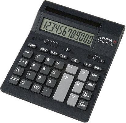 CALCULATRICE DE BUREAU 612 E NOIR