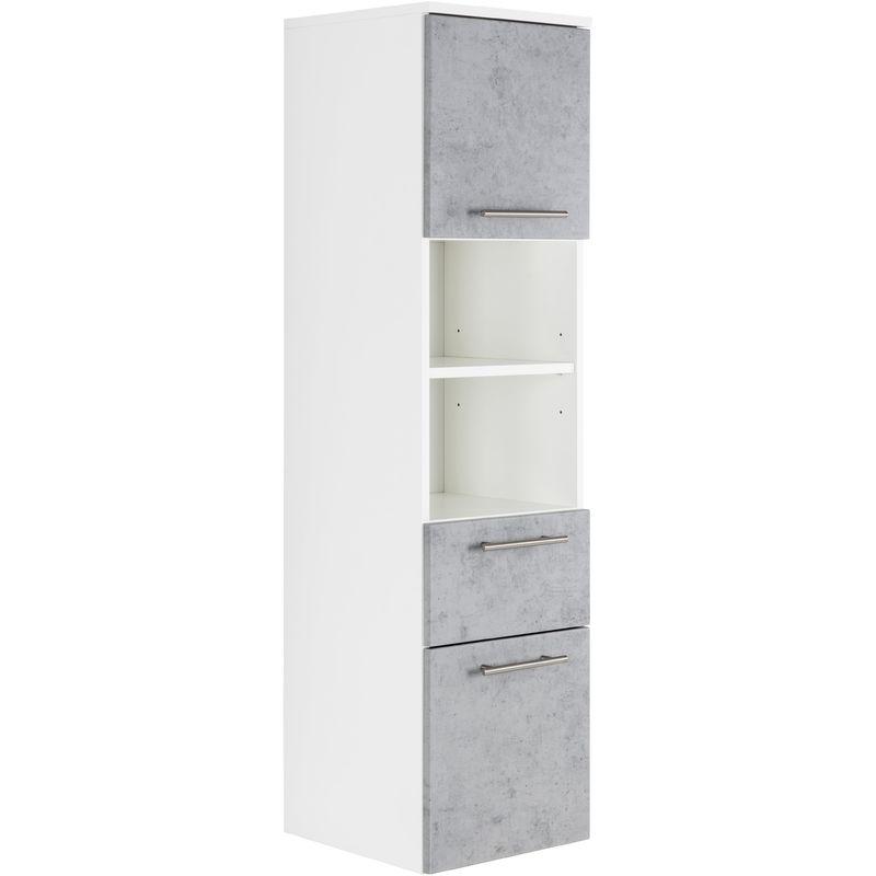 Emotion Armoire Haute 150 Cm Aspect Beton Cuisine Maison Future