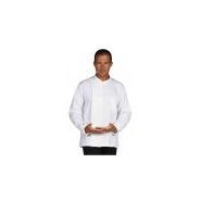 Cyril - Veste de cuisine cintrée - col Mao - manches courtes ou longues - Vincent Albane_0