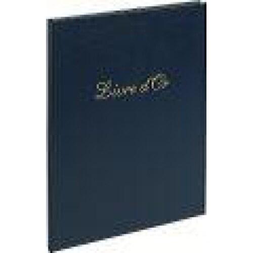 Exacompta Lot de 3 Livre d'Or 22x27 cm, 100 pages, reliure en balacron, coloris assortis - 3130630009832_0