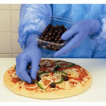 Gant alimentaire Profood 92-465 T6.5-7 - nitrile bleu non poudré - boîte de 100_0