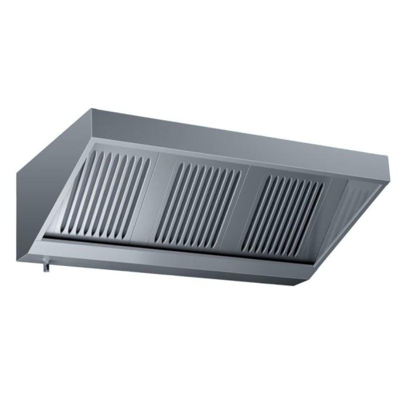 Hotte murale dynamique Vecteur - Profondeur 700 mm - Acier inoxydable - Moto-ventilateur centrifuge_0