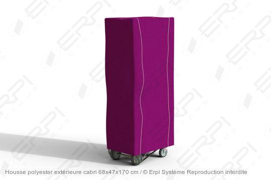Housse polyester extérieure Cabri 68x47x170 cm - couture renforcée - glissière PVC - personnalisable - CT6847170-HE06_0